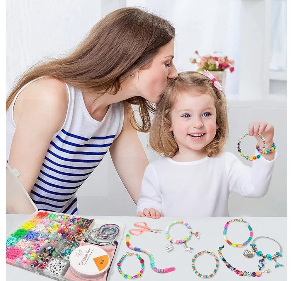 Zaewry Kreativset Perlen DIY Armband Bastelset Bunt - Bild 5