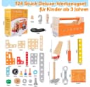 Zaewry 124-tlg. Holz-Werkzeugset Lernspielzeug Montessori Bild 1