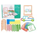 Zaewry Lernspielzeug Holzstäbe- und Ring-Bauspiel Montessori Puzzle Tangram Bild 2