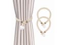 Minicloss Vorhang Raffhalter Set 2-tlg. Perle Seil Schnallen Bild 2