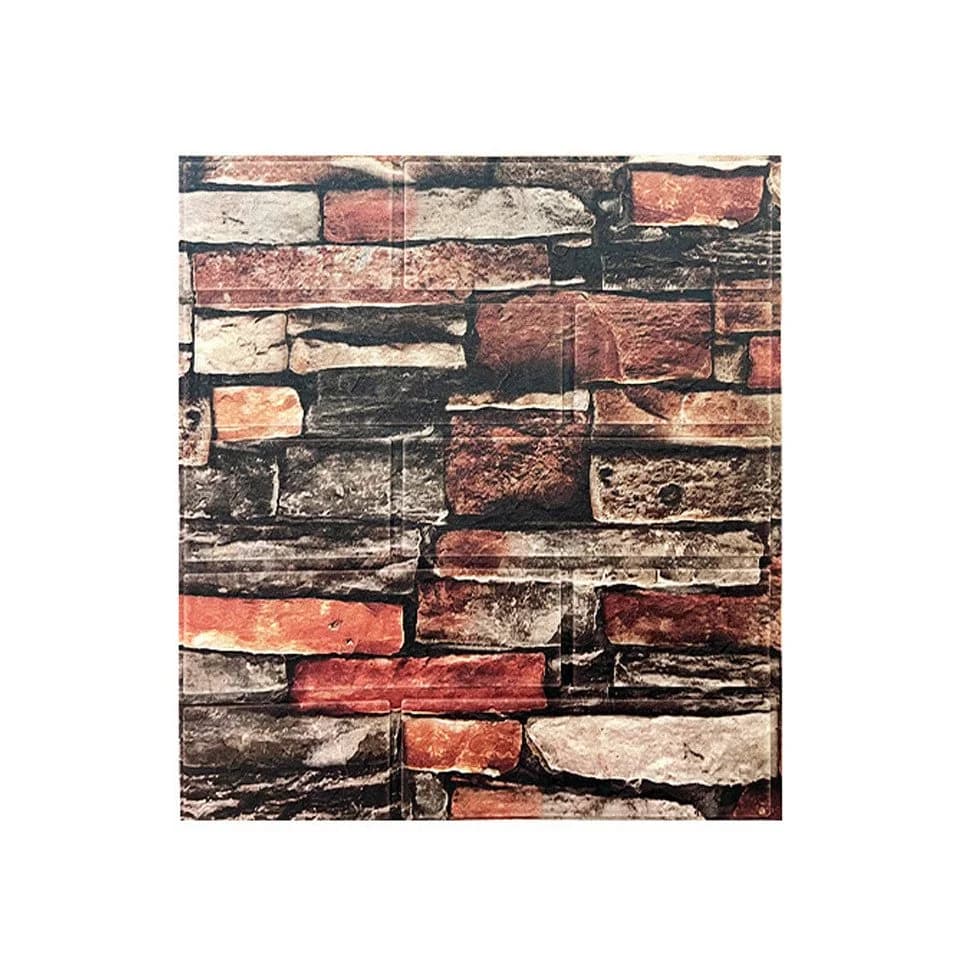 Minicloss 3D-Tapete 10 Stk. Selbstklebende Wandpaneele 35x38 cm - Bild 2