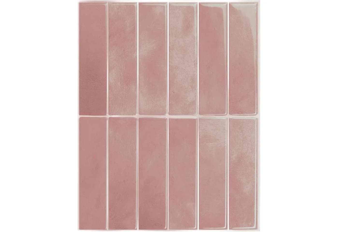 Minicloss Küchenrückwand Fliesenaufkleber Rosa Selbstklebend 23x29 cm - Bild 2