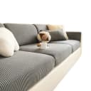 Minicloss Sofahusse Grau Stretch Sofa Überzug 1-4 Sitze Bild 2