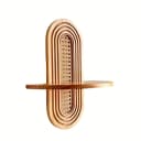 Venkuber Wandregal aus Holz Mid-Century Modern Bohemian-Stil Bild 2