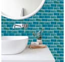 Minicloss Fliesenaufkleber 12x 15x30cm Selbstklebend Wasserabweisend Blau Bild 4