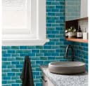 Minicloss Fliesenaufkleber 12x 15x30cm Selbstklebend Wasserabweisend Blau Bild 5