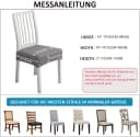 Minicloss Stuhlhusse Sitzbezug Bürostuhl Stretch waschbar Bild 4