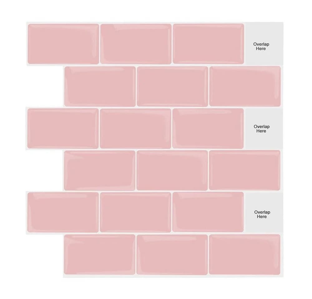 Minicloss Küchenrückwand Spritzschutz Selbstklebend 30x30cm 10-tlg - Bild 2