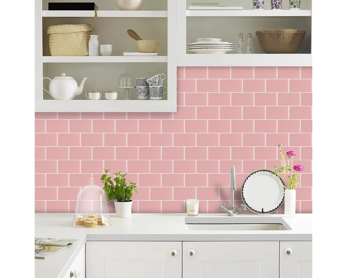 Minicloss Küchenrückwand Spritzschutz Selbstklebend 30x30cm 10-tlg - Bild 4