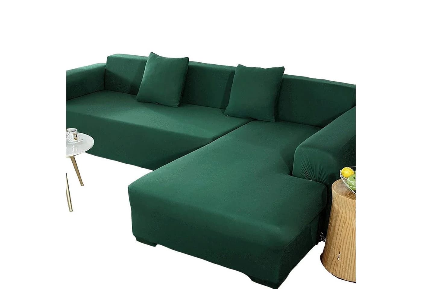 Minicloss Sofahusse High Stretch Sofabezug Modern Dunkelgrün - Bild 2