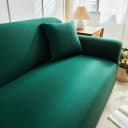 Minicloss Sofahusse High Stretch Sofabezug Modern Dunkelgrün Bild 4