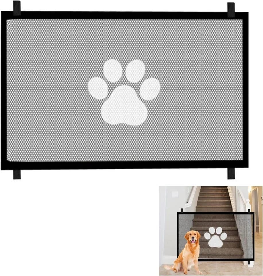 Ledander Türschutzgitter Hund Tragbares Absperrgitter für Hund und Katze - Bild 2