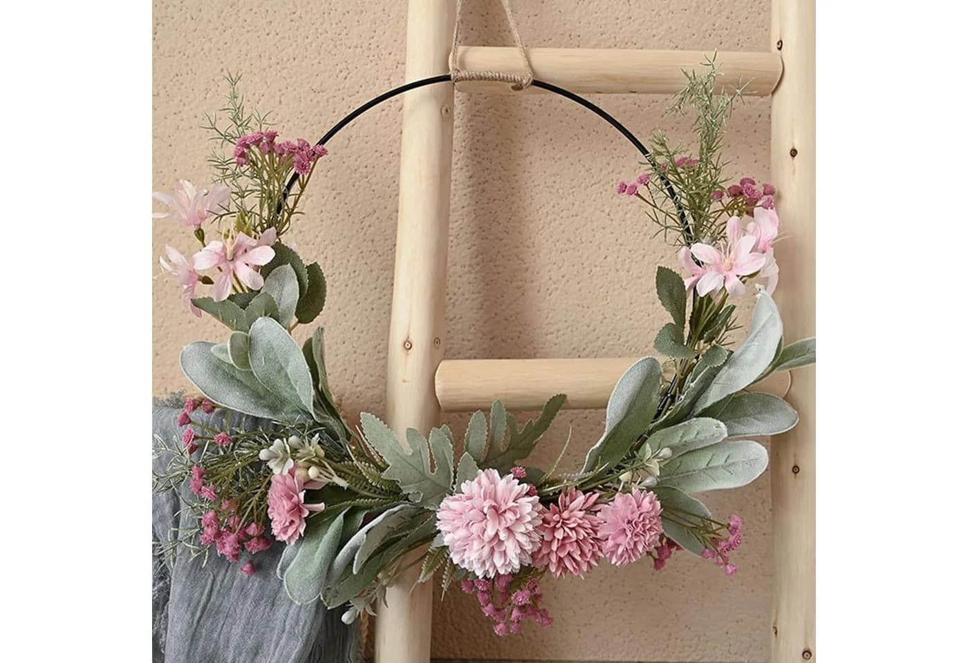 Minicloss Türkranz Frühling Künstliche Blumen Orchidee Deko - Bild 4