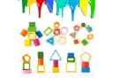 Zaewry Lernspielzeug Montessori Geometrisches Holzspielzeug Bunt Bild 1