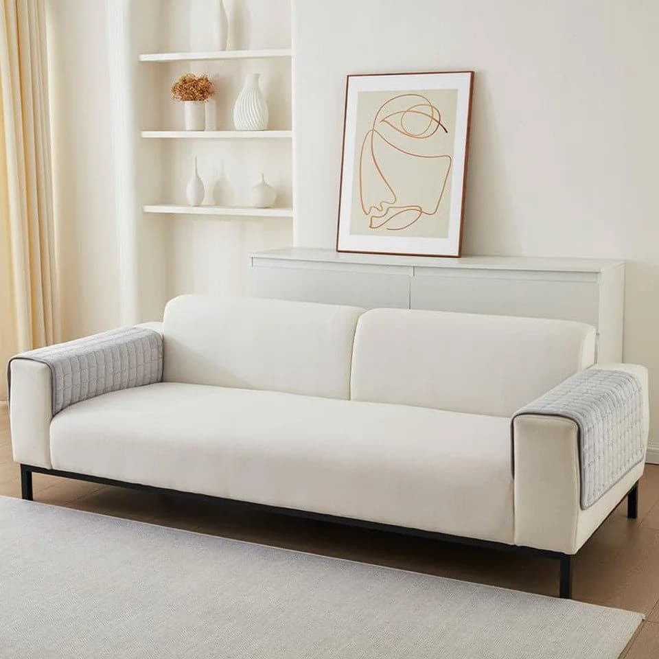 Zaewry Sofabezug Flanell Sofabezug 1 2 3 4 Sitzer Sofabezüge Couch Überzug L Form