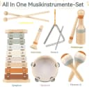 Zaewry Musikinstrumenten-Set 6-tlg. Holzspielzeug ab 3 Jahre Bild 3