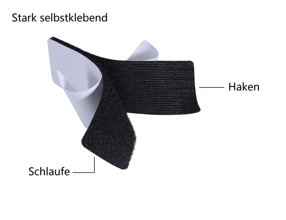 Zaewry Klettband Selbstklebend Extra Stark 30-Stück Doppelseitig - Bild 5