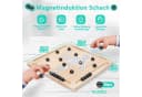 CLTYQ Magnetisches Schachspiel aus Holz mit 20 Figuren Bild 1