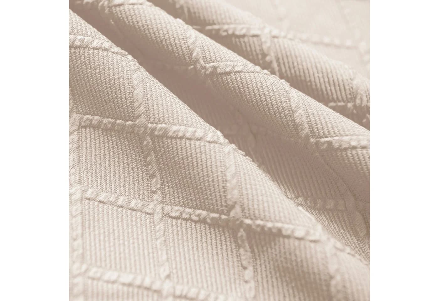 Minicloss Stuhlhusse Universal Stretch Beige Jacquard Abnehmbar - Bild 3