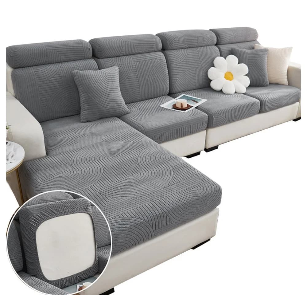 Minicloss Sofahusse Stretch Schonbezug Dunkelgrau - Bild 2