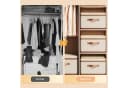 Minicloss Aufbewahrungsboxen mit Deckel 2er Set Beige Stoff Bild 4