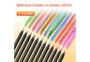 CLTYQ Buntstift Set 8-tlg. Bunt Regenbogenstift Bastelset Bild 3