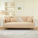 Zaewry Sofabezug Flanell Beige Rutschfest Bild 1