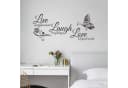 Minicloss Wandtattoo Sprüche Schwarz Wandaufkleber Wohnzimmer Bild 1