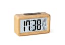 Minicloss Digitalwecker aus Holz mit LCD-Display, Lichtsensor, Snooze Bild 2