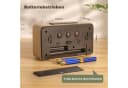 Minicloss Digitalwecker aus Holz mit LCD-Display, Lichtsensor, Snooze Bild 4