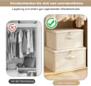 Minicloss Aufbewahrungsbox mit Deckel faltbar Stoffbox Bild 1