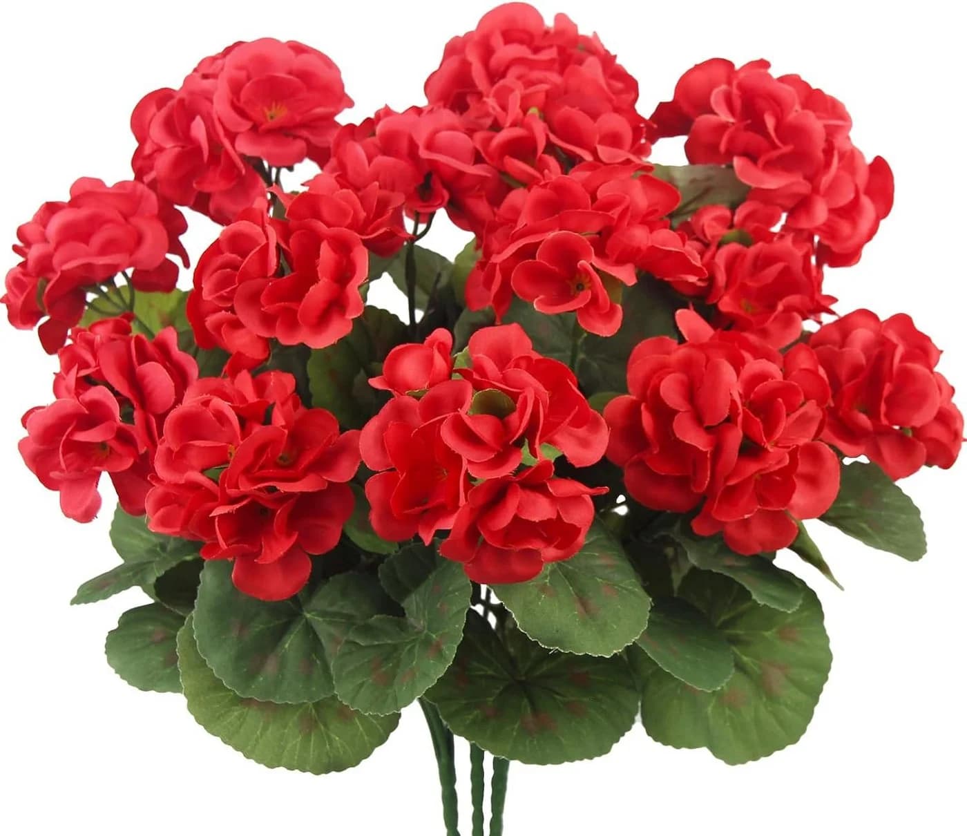Minicloss Kunstblumenstrauß Geranien 3-tlg. UV-beständig Rot - Bild 2