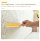 Agger Elastische Betthusse für Kopfteil aus Jacquard-Samt Bild 4