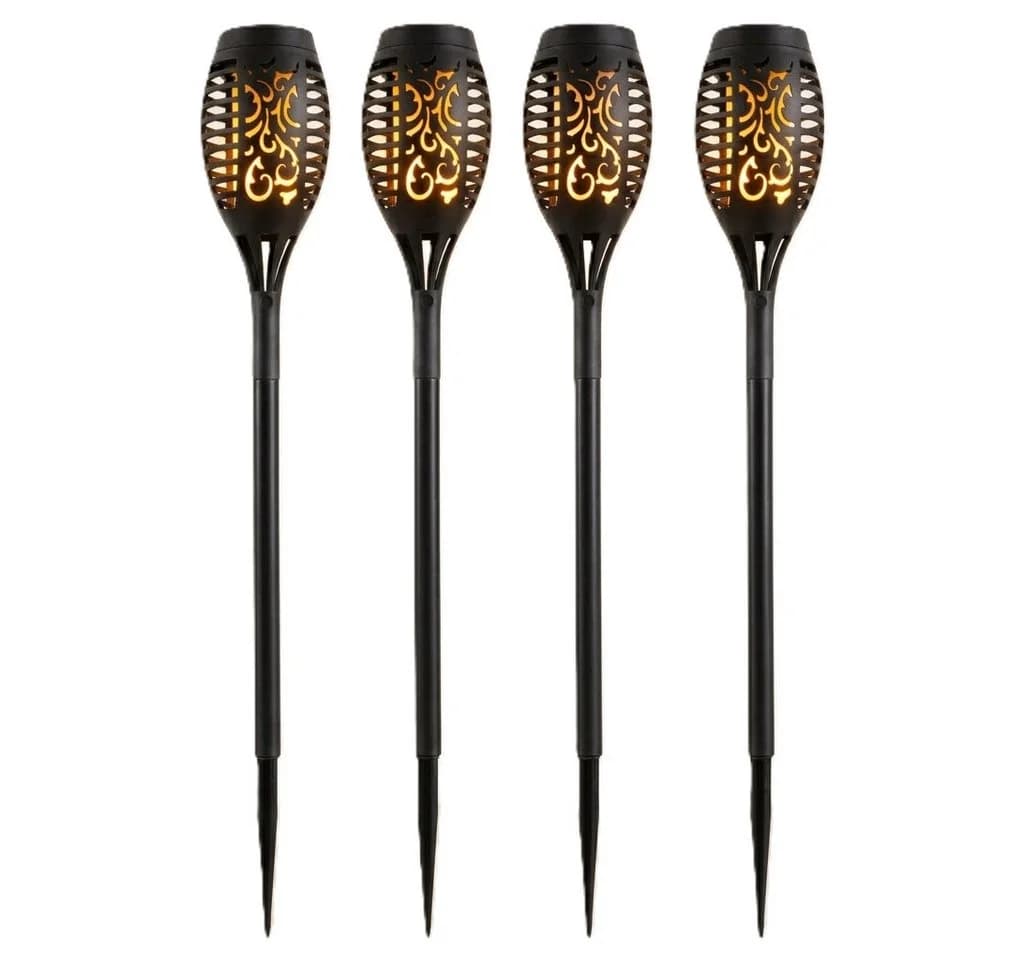Ikonka LED Solarleuchte 4er Set mit Flammeneffekt - Bild 2