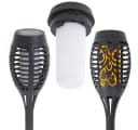 Ikonka LED Solarleuchte 4er Set mit Flammeneffekt Bild 3