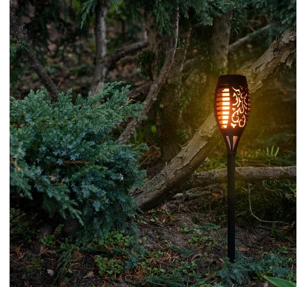 Ikonka LED Solarleuchte 4er Set mit Flammeneffekt - Bild 5