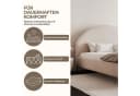 Goldstoff Polsterbett CELESTE mit Bettkasten und hohem Kopfteil Bild 5
