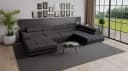Goldstoff RELAX U Ecksofa mit Schlaffunktion und Bettkästen Bild 2