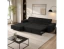 Goldstoff Ecksofa VENUS TWIN mit Schlaffunktion & Bettkasten Bild 1