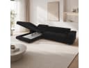 Goldstoff Ecksofa VENUS TWIN mit Schlaffunktion & Bettkasten Bild 3