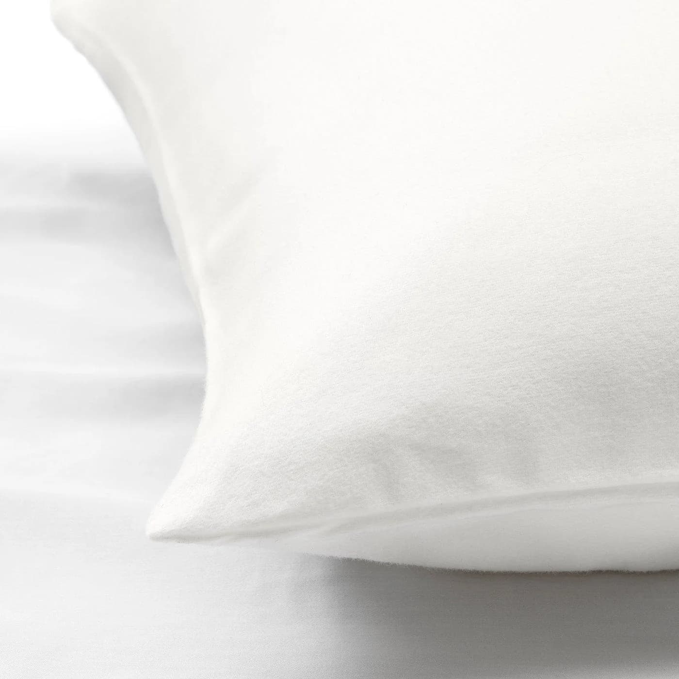 IKEA NORDRUTA Kopfkissenbezug Weiß 100% Baumwolle