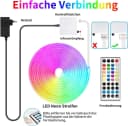 Athlix LED Lichterkette RGB 5V USB IP65 wasserdicht Bild 5