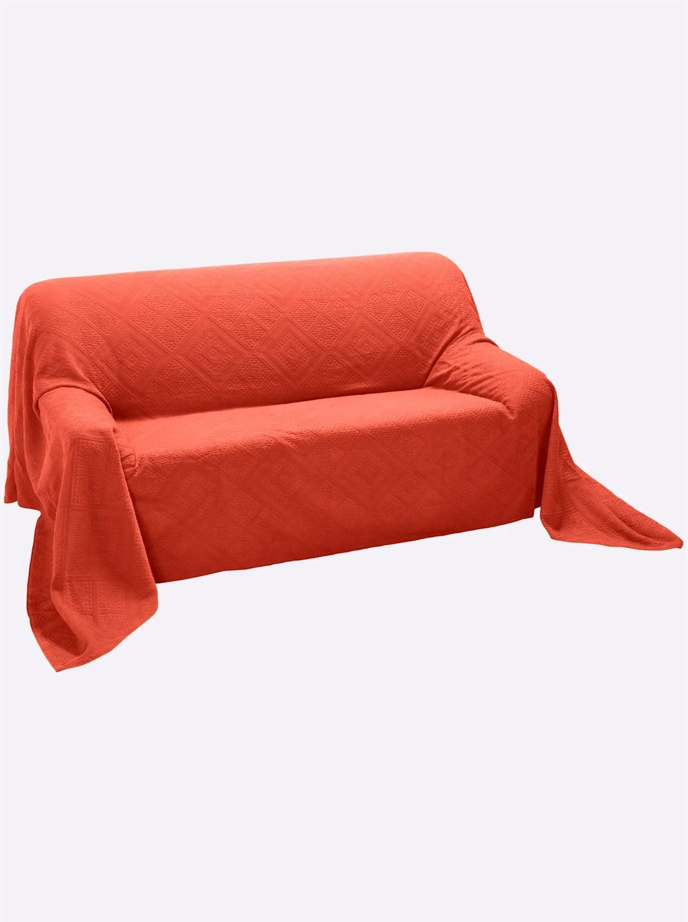 Tagesdecke PEREIRA DA CHUNA 100% Baumwolle Orange