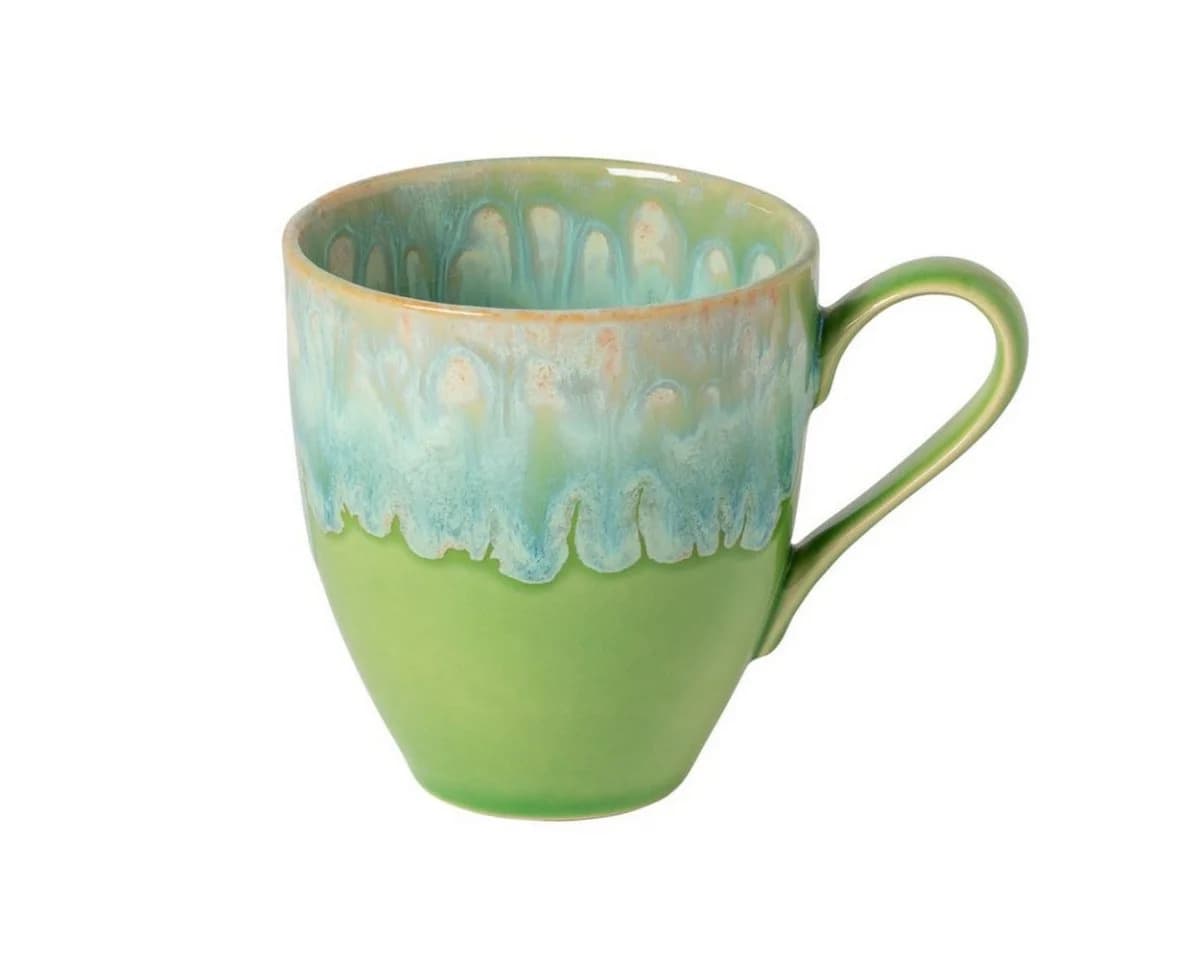 Costa Nova Tasse Taormina Lime Green mit Henkel, Keramik