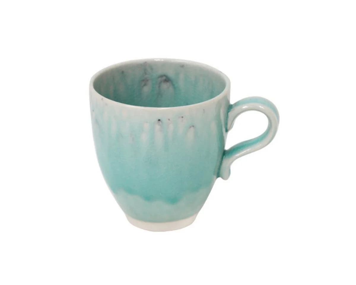 Costa Nova Tasse mit Henkel Madeira Craquelé Blau Keramik - Bild 2