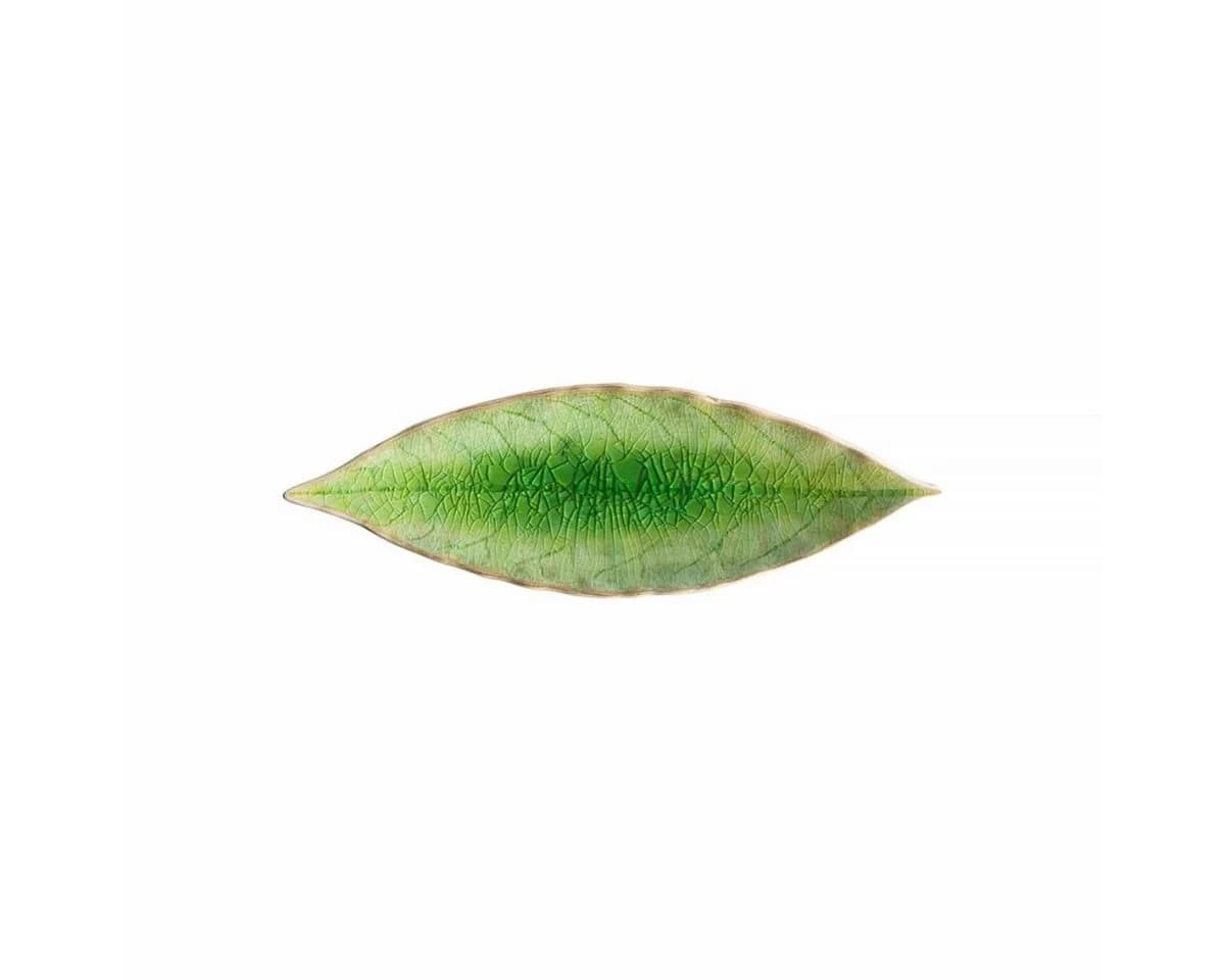 Costa Nova Vorspeisenteller Blatt-Form Laurier Riviera Leuchtendes Grün - Bild 2