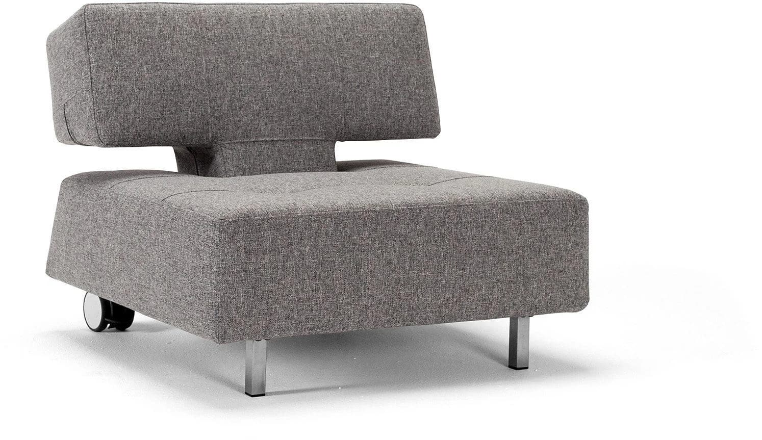 INNOVATION LIVING Long Horn Sessel Grau Verstellbare Rückenlehne