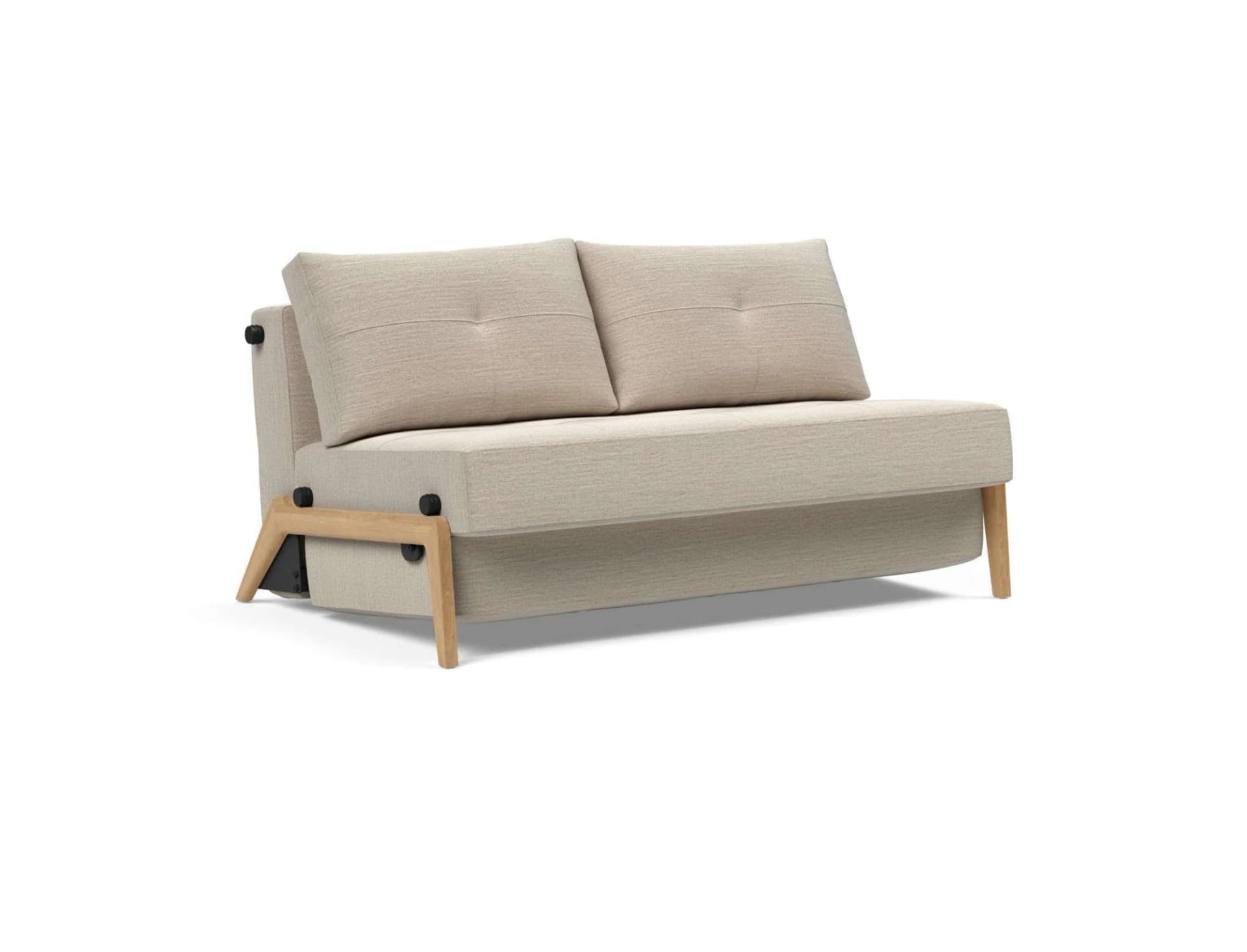 INNOVATION LIVING Cubed Schlafsofa Beige Massivholz - Bild 2