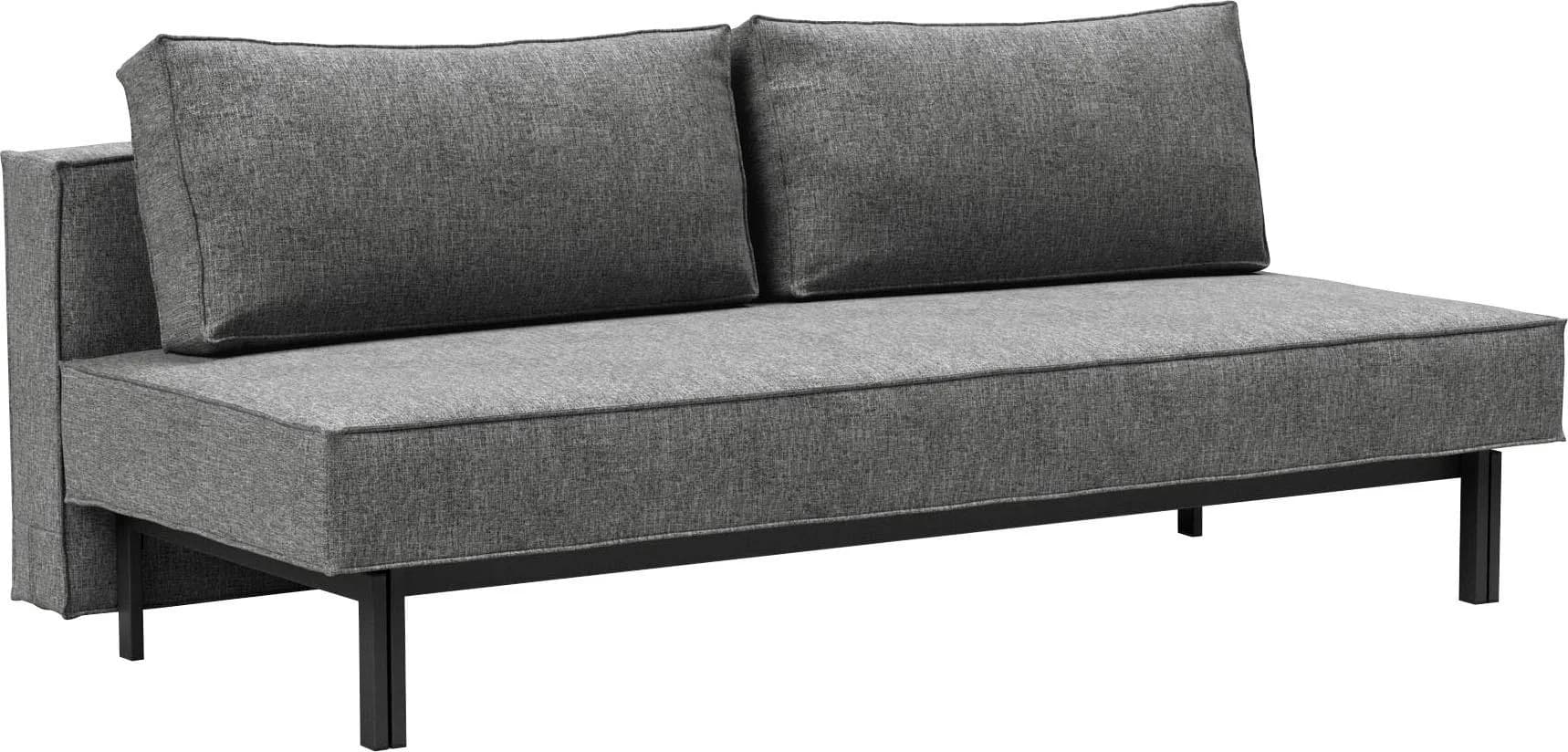 INNOVATION LIVING Schlafsofa Sly Grau 3-Sitzer mit Federkern