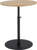 INNOVATION LIVING Kiffa Tisch Höhenverstellbar Eiche Natur Schwarz Bild 1